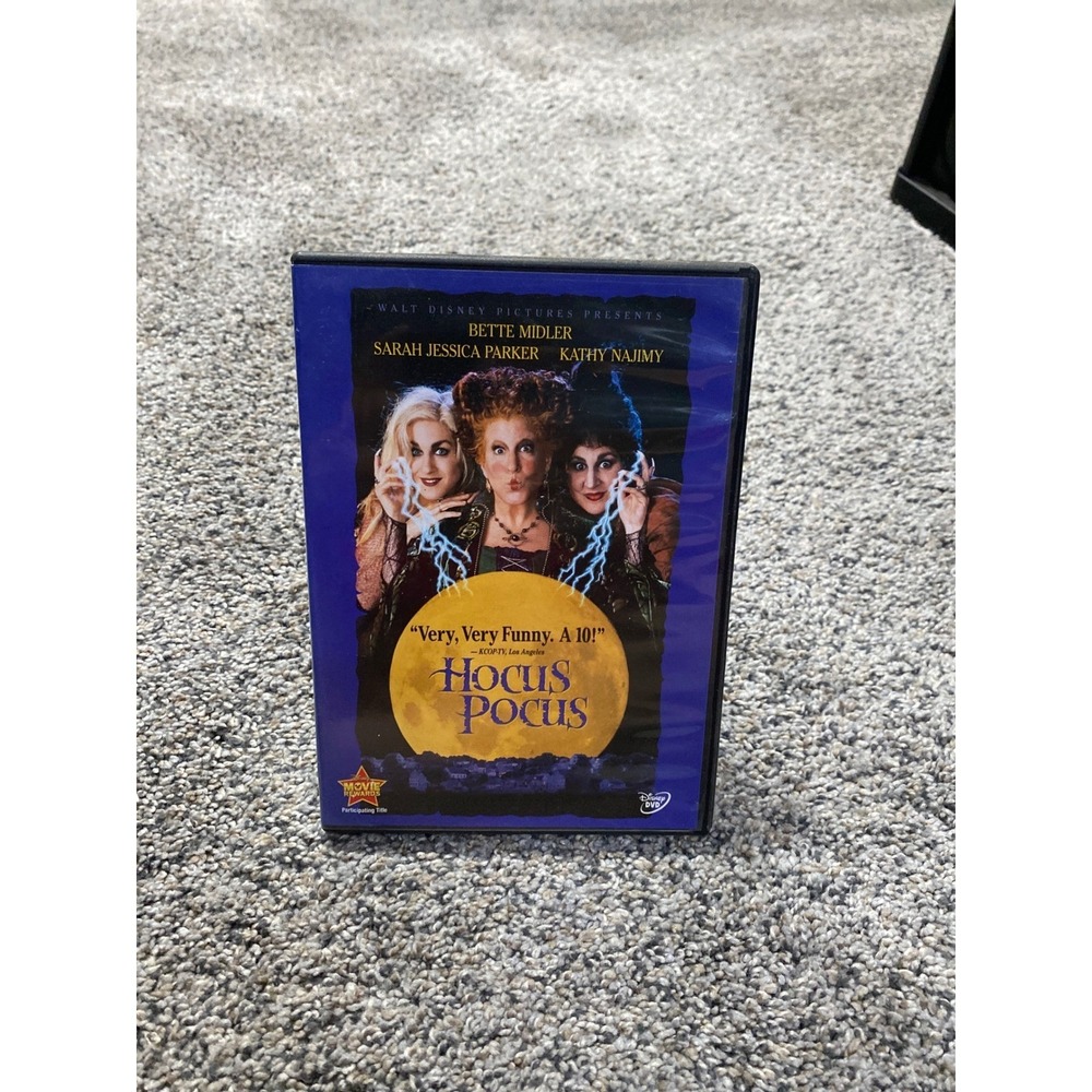 Disney Hocus Pocus DVD Bette Midler Sarah Jessica Parker Widescreen Comedy Movie